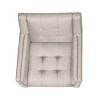 Ridstar Modern Accent Chair, Armchair with Pillow For Living Room & Bedroom-Beige - 3 of 4