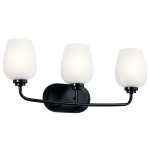 Kichler Lighting Valserrano 3 - Light Vanity in  Black - 1 of 4