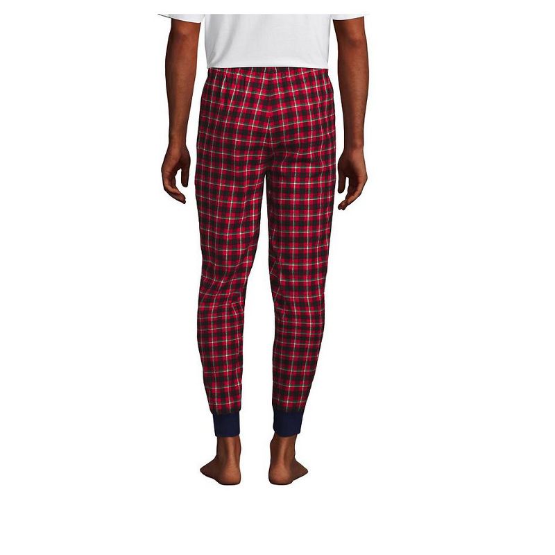 Lands' End Men's Flannel Jogger Pajama Pants, 2 of 4