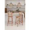 Versailles Wood Counter Height Barstool - Manhattan Comfort - 2 of 4