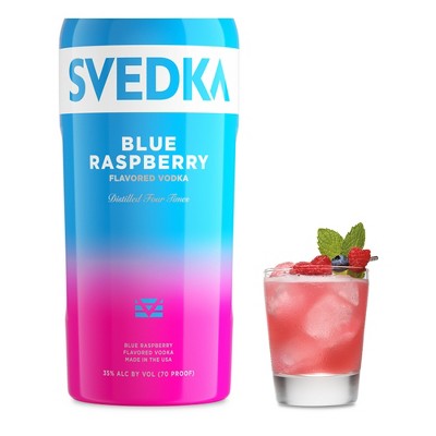 SVEDKA Blue Raspberry Flavored Vodka - 1.75L Bottle