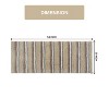 Home Weavers Glamour Collection 100% Polyester Microfiber Bathroom Rug, Non Slip Bath Mat Water Absorbent Soft Microfiber Shaggy Mat Machine Washable - 3 of 4