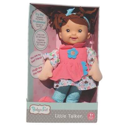 Baby's First: 14" Baby Doll Talker Bi-Lingual (English-Spanish), Ages 1+