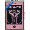 Trends International MLS Inter Miami CF - Logo 25 Framed Wall Poster Prints - 3 of 4