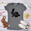 Womens Mama Bunny T Shirt Cute Adorable Holiday Gift Faith Tee For Ladies - Crazy Dog Women's T Shirt - image 2 of 4