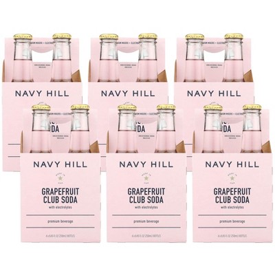 Navy Hill Grapefruit Soda Club 4 Pack - Case of 6/33.8 fo