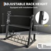 GOCAPTAIN 3 Tier Barbell Storage Racks, 1000 LBS Capacity Adjustable Weight Rack for Dumbbell, Kettlebell, Barbell Bar(Q235 Carbon Steel) - 3 of 4