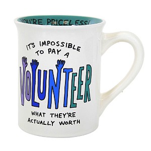 4.5 Inch Volunteer Hands Mug Awesome Actual Worth Mugs - 1 of 3