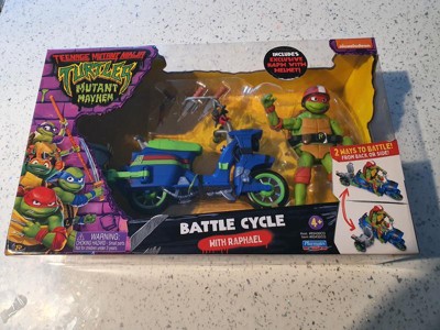 Teenage Mutant Ninja Turtles: Mutant Mayhem Battle Cycle with Exclusive Raphael Figure