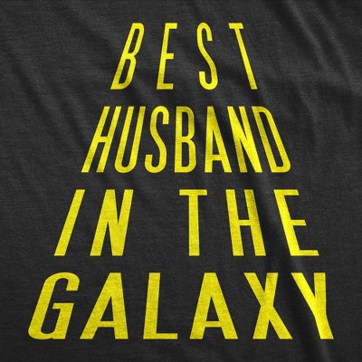 Мужские футболки Crazy Dog T-Shirts, Inc. Crazy Dog T-Shirts Mens Best Husband In The Galaxy Funny Nerdy Love Valentines Day T shirt - Crazy Dog Men's T Shirt for Valentines Gift Black L — фото 2