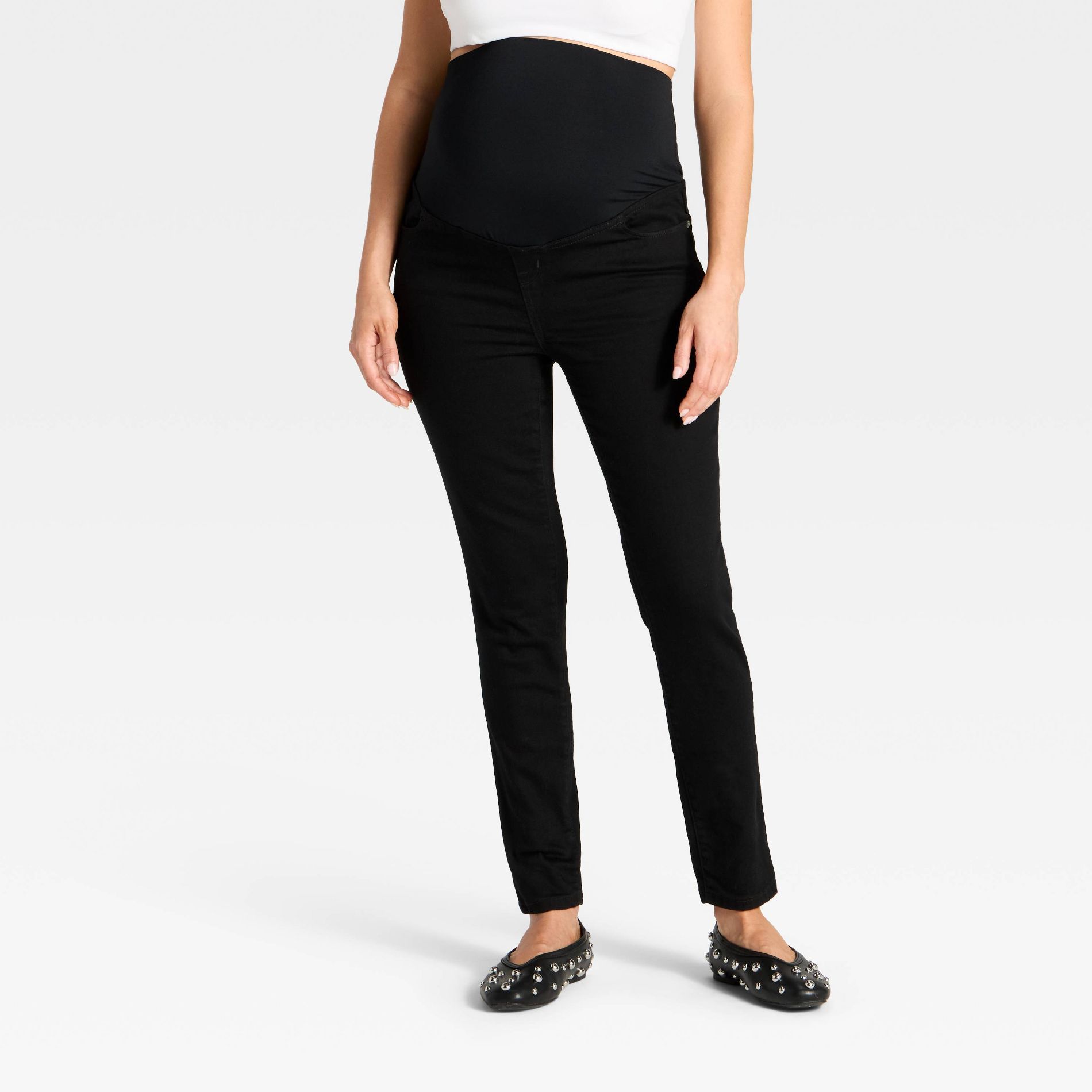 Over The Belly Low-Rise Skinny Maternity Jeans - Isabel Maternity by Ingrid & Isabel™