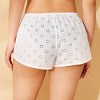 Women's Eyelet Low-Rise Cover Up Shorts - Wild Fable™ White - 2 of 4