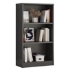 FURNIinspire Decorative Bookshelf 3 Shelf Adjustable Bookshelf, Floor Standing Storage Shelves For Home Office Organization, Gray, 11.6"*24.4"*44.1" - 2 of 4
