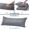 LISM 20"x 54" Breathable Full Body Pillow Insert with Cover,Soft Bed Pillow for Sleeping - 4 of 4