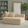 GDFStudio Nyle 75.2'' Modern Teddy Fleece Single Sofa Chair - 2 of 4