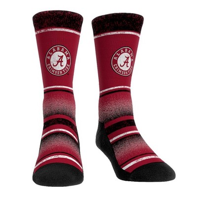 NCAA Alabama Crimson Tide Vintage Crew Socks - L/XL