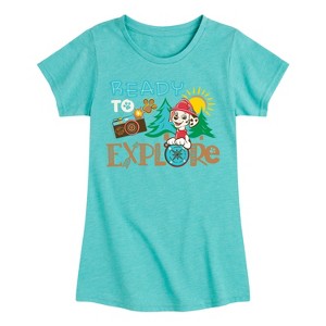 Girls' - Paw Patrol - Marshall Ready To Explore Fitted Short Sleeve Graphic T-Shirt - 1 of 4