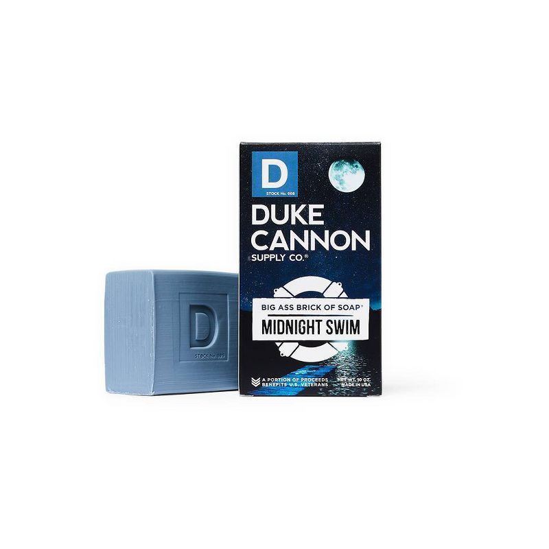 Duke Cannon Supply Co. Midnight Swim Big Brick of Soap for Men - 10oz, 1 of 5