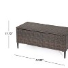 GDFStudio Everlyn Outdoor Wicker Storage Unit - 3 of 4