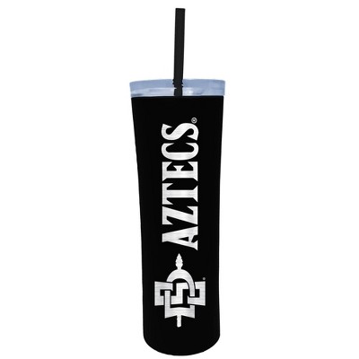 NCAA San Diego State Aztecs 18oz Skinny Tumbler with Straw