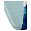 Animal Crew Mr. Elephant Cushion Bath Rug (21"x34") Blue - Deny Designs: Microfiber, Non-Slip, Rectangle Bath Mat Single - 3 of 4