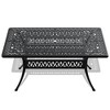 PAGED Aluminum Outdoor Dining Table Elegant Patio Table with Removable Ice Bucket for Patio, Deck, Poolside - 2 of 4