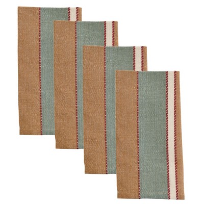 Park Designs Toffee Napkin Set of 4
