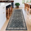 Washable Antique Distressed Area Rugs, Vintage Print Accent Non Slip Large Carpet for Living Room Bedroom Nursery Office Farmhouse Hallway - 3 of 4