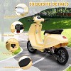 TackView Electric Moped Scooter for Kids, 24V 350W Kids Ride on Motorcycle, Max Up to 14MPH - 4 of 4