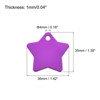 Unique Bargains Heart Aluminum Stamping Blank Tag for Necklace Bracelet Making 15 Pcs - 2 of 4