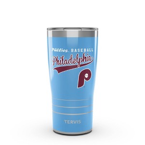 MLB Philadelphia Phillies 20oz Vintage Stainless Steel Tumbler - 1 of 3