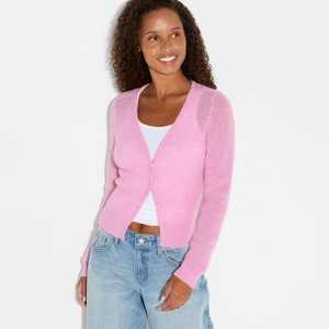 Women's V-Neck Cardigan - Wild Fable™ - 1 of 3
