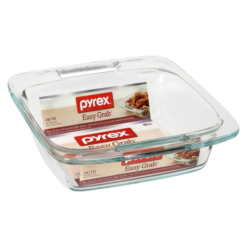 Pyrex Easy Grab 8-Inch Square Baking Dish, 4 of 6