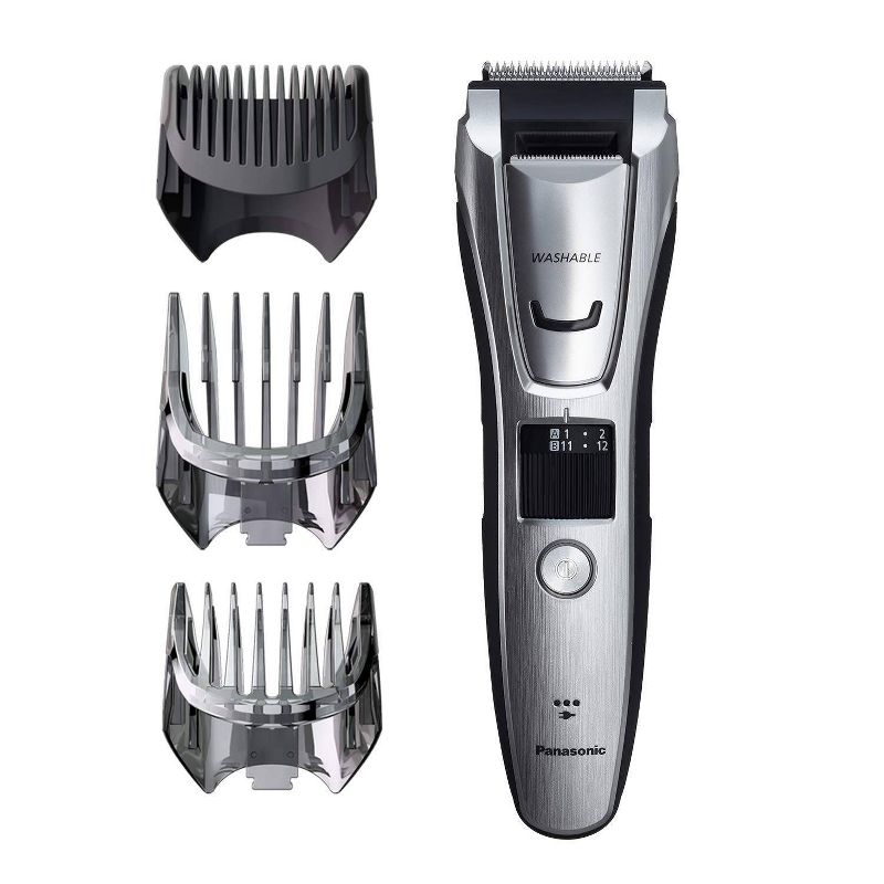 Panasonic Men&#39;s All-in-One Rechargeable Facial Beard Trimmer and Total Body Hair Groomer - ES-GB80-S, 1 of 14