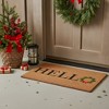 HomeRoots 24" X 36" Brown Black And Green Christmas Outdoor Coir Door Mat - 2 of 4