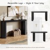 Bella Depot 59.8" Entryway Accent Console Table with Beaded Trim and Reversible Curved Legs - 3 of 4