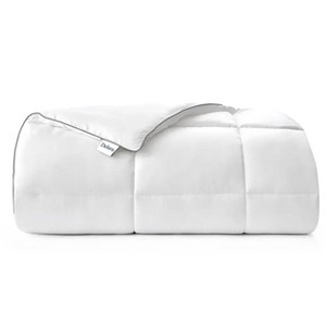Delara Duvet Insert,GOTS Certified Organic Cotton Cover,Snow Down Alternative-Filled,150 GSM Lightweight Warmth - 1 of 4