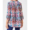 Women's Multi Color Aztec Print Top - Dear Scarlett - 2 of 3