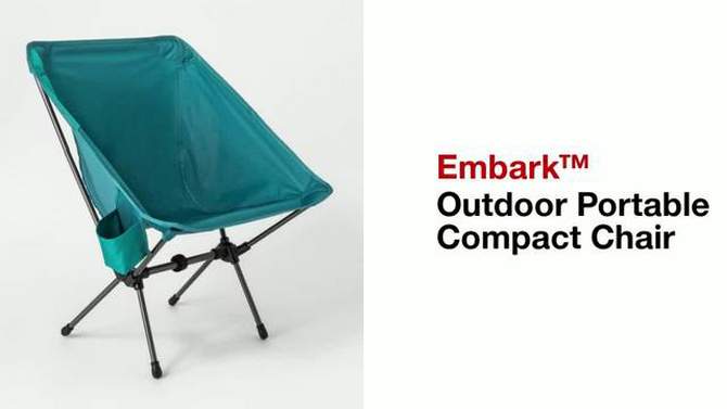 Outdoor Portable Compact Chair - Embark&#8482;, 2 of 8, play video