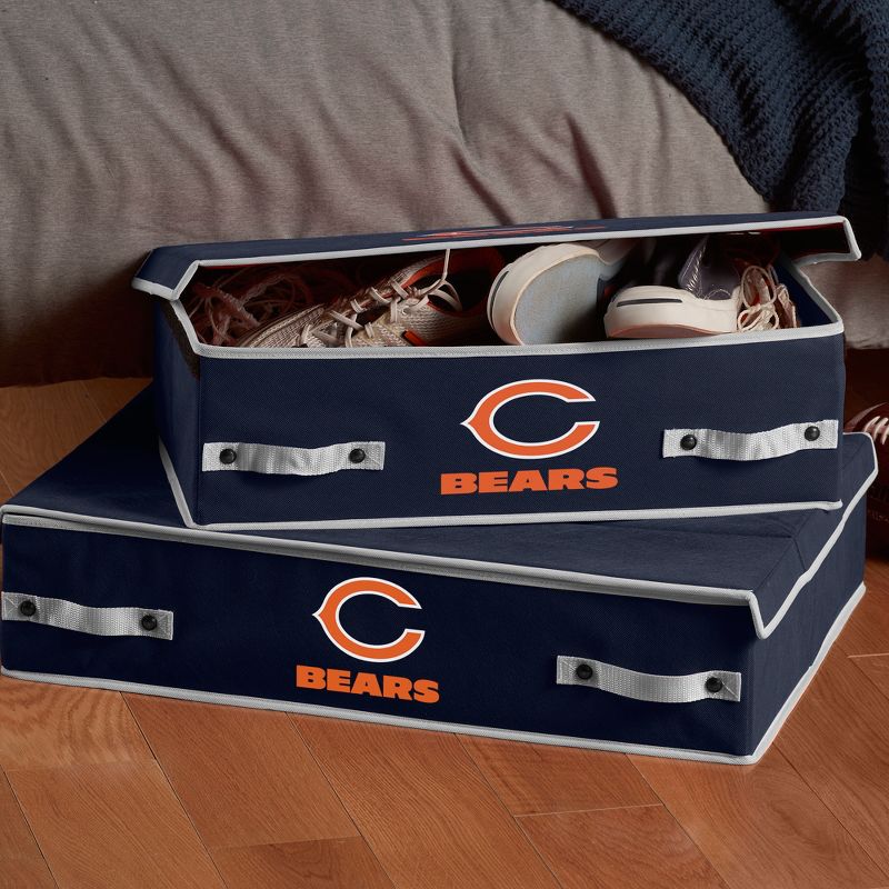 NFL Franklin Sports Chicago Bears Under The Bed Storage Bins - Large, 3 of 5