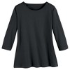Collections Etc 3/4 Sleeve Top - 2 of 4