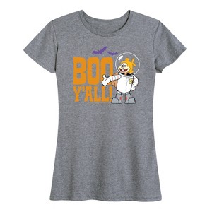 Women's - SpongeBob SquarePants - Halloween Sandy Boo Y'all! Short Sleeve Graphic T-Shirt - 1 of 4