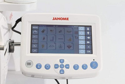 Janome MB-4S White Multi-Needle Computerized Embroidery Machine