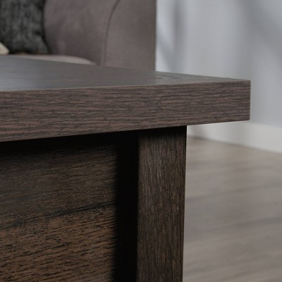Vintage Coffee Oak Rectangular Lift-Top Coffee Table with Storage
