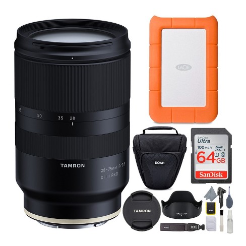 Tamron Di Iii Rxd 28-75mm F/2.8 Lens For Sony E-mount With 1tb
