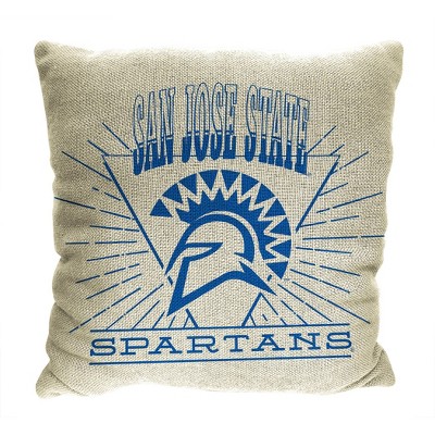 NCAA 26 x 26 New Wave Woven Tapestry Pillow San Jose State Spartans