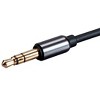 Monoprice Audio Cable - 15 Feet - Black | Auxiliary 3.5mm TRS Audio Cable, Slim Design Durable Gold Plated - Onyx Series - image 4 of 4