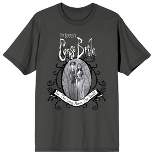 Corpse Bride Can The Living Marry The Dead Crew Neck Short Sleeve Charcoal Women's T-shirt