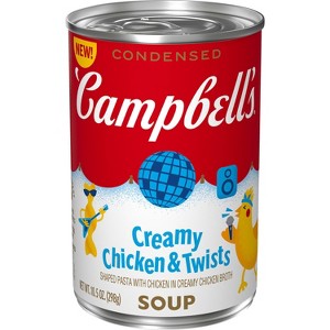 Campbell's Condensed Kids' Creamy Chicken and Twists Soup - 10.5oz - 1 of 4