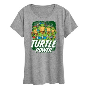 Women's - Teenage Mutant Ninja Turtles - Turtle Power Short Sleeve Graphic T-Shirt - 1 of 4